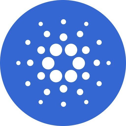 Image of Cardano cryptocurrency logo for blockchain technology